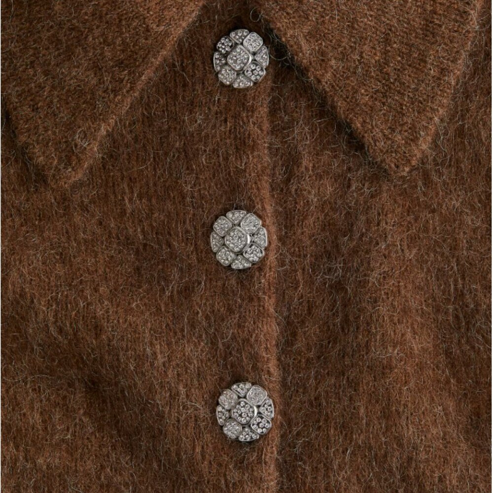 H&M Mohair-Blend Sweater with Collar - Picture 2 of 11